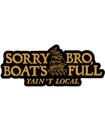 SORRY BRO STICKER